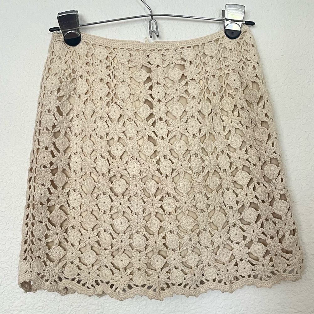 Vintage GUESS Crochet Lace Skirt-26
